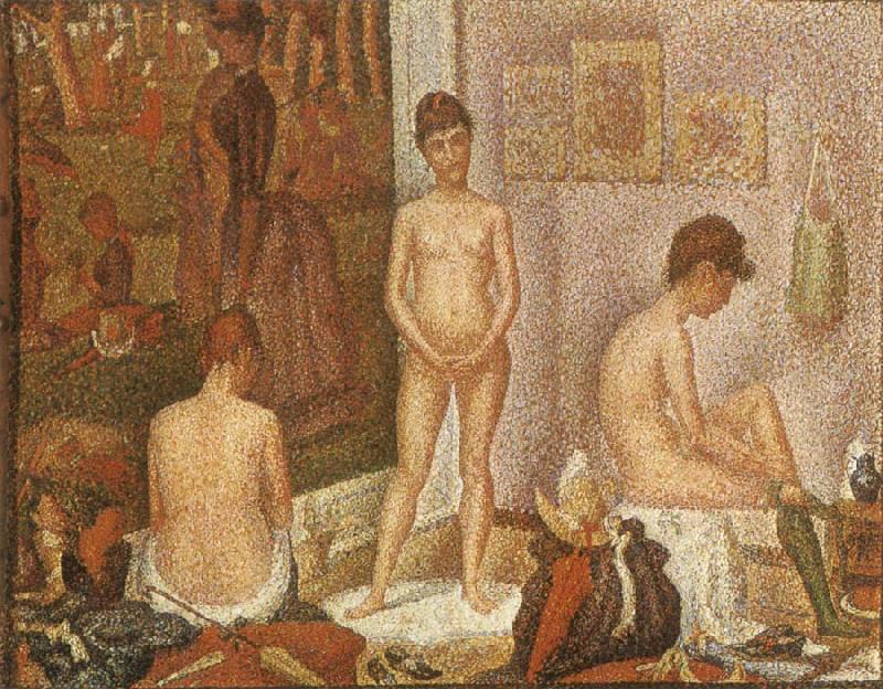 Georges Seurat The Post of Woman